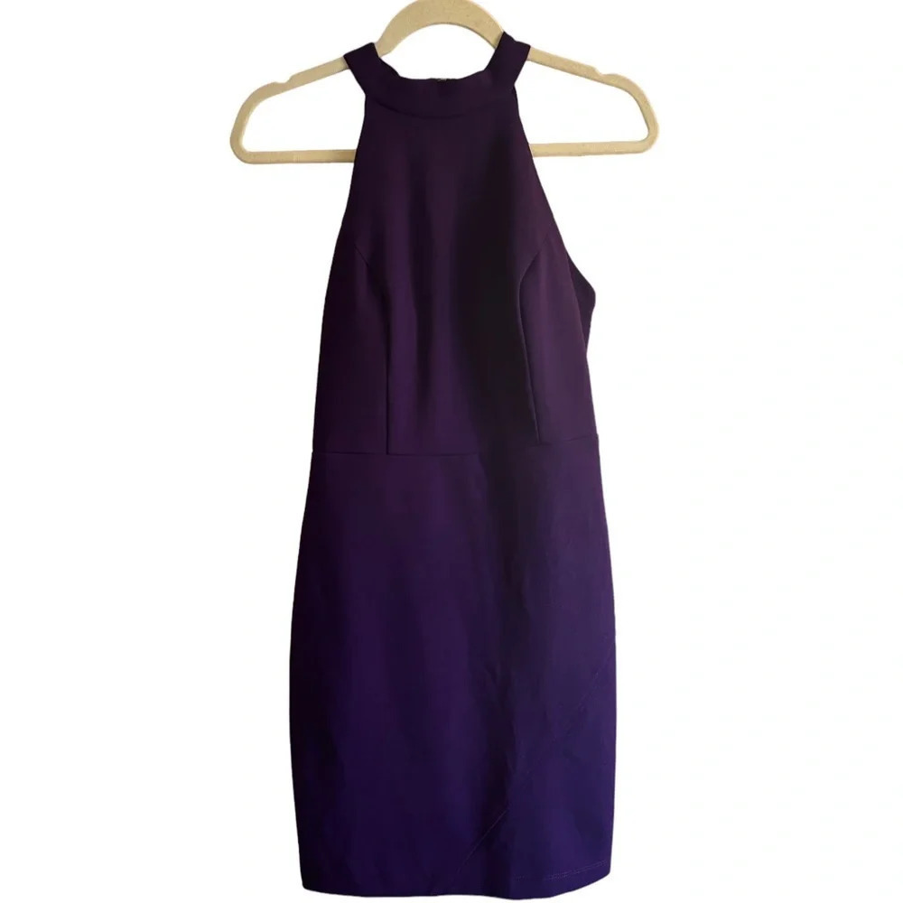 NWT B. SMART PURPLE OPEN BACK DRESS